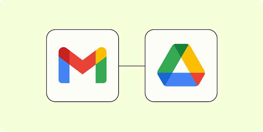 Hero image with the Gmail and Google Drive logos