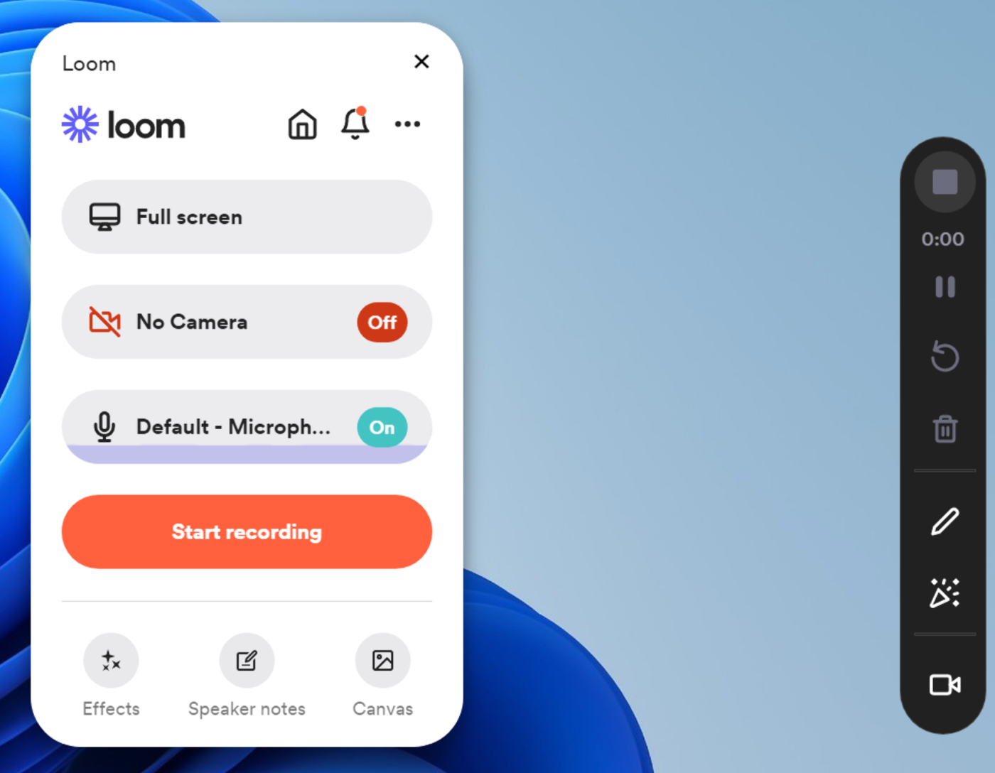 Loom, our pick for the best Windows productivity app for screen recording