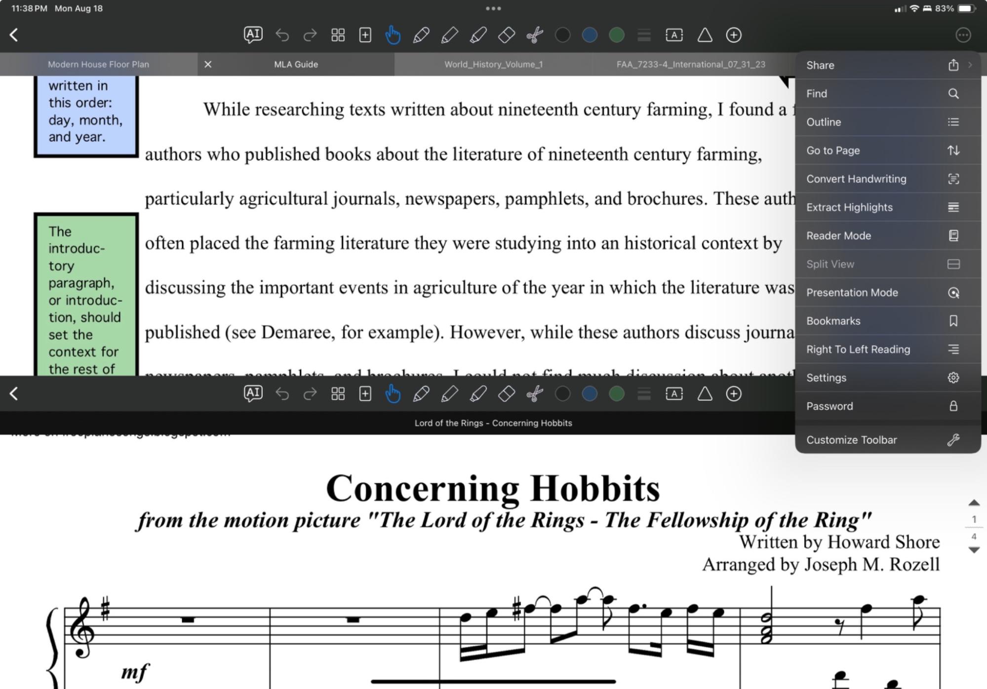 Notes Writer Pro 2024, our pick for the best iPad note-taking app for outstanding AI tools