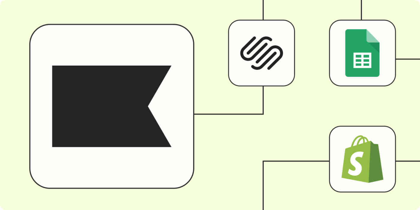 The logos for Klaviyo, QuickBooks, LeadPages, and Square.