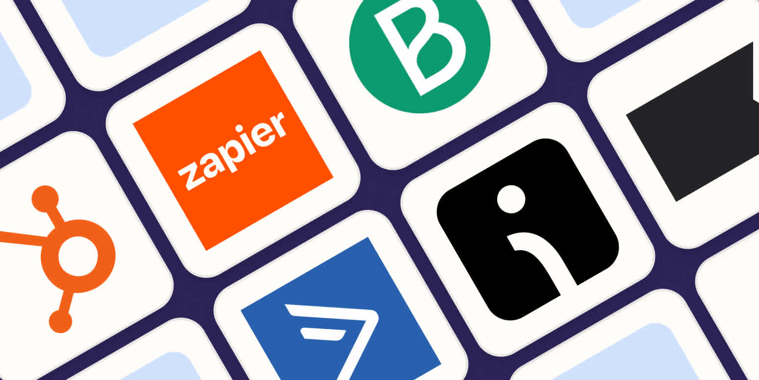 A hero image with the logos of the best marketing automation platforms