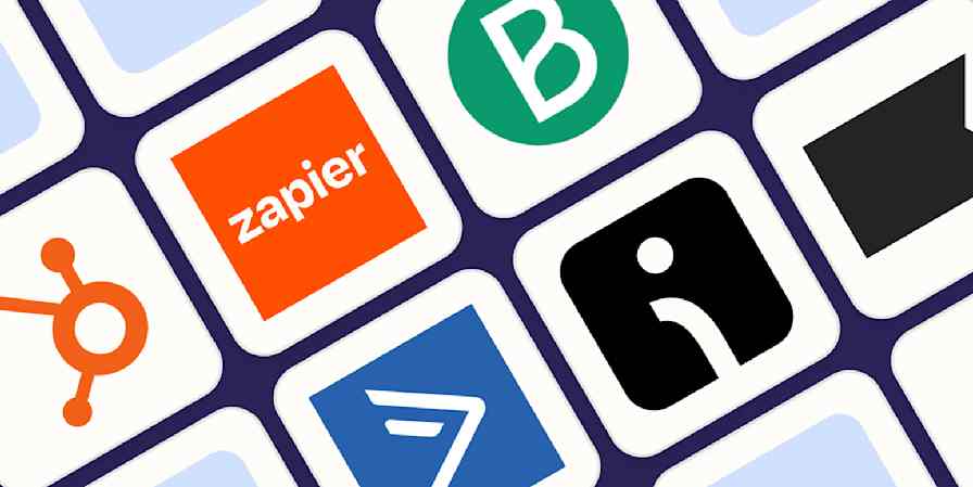 A hero image with the logos of the best marketing automation platforms