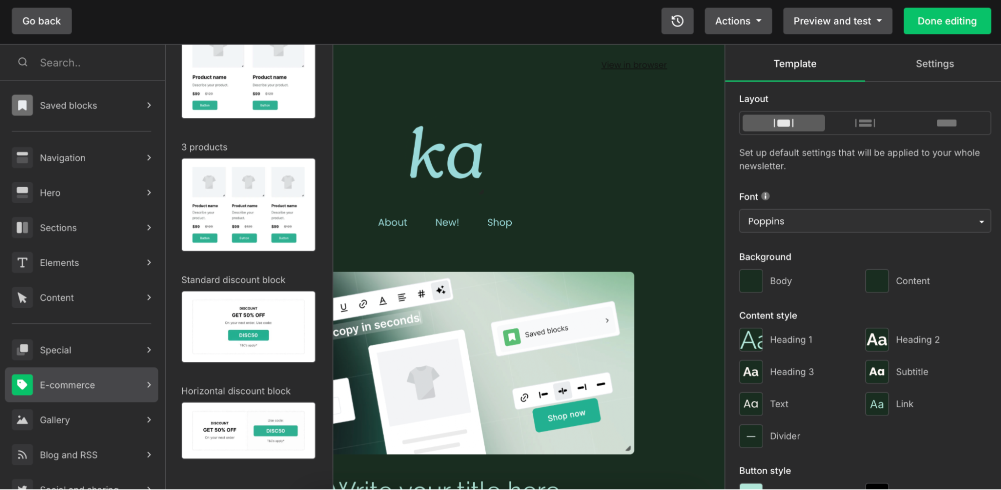 MailerLite, our pick for the best email marketing automation software for small and mid-sized businesses.