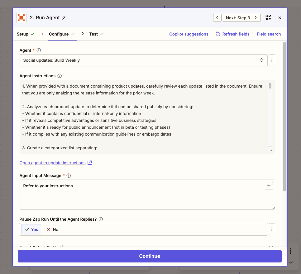 Troubleshooting in Zapier Agents