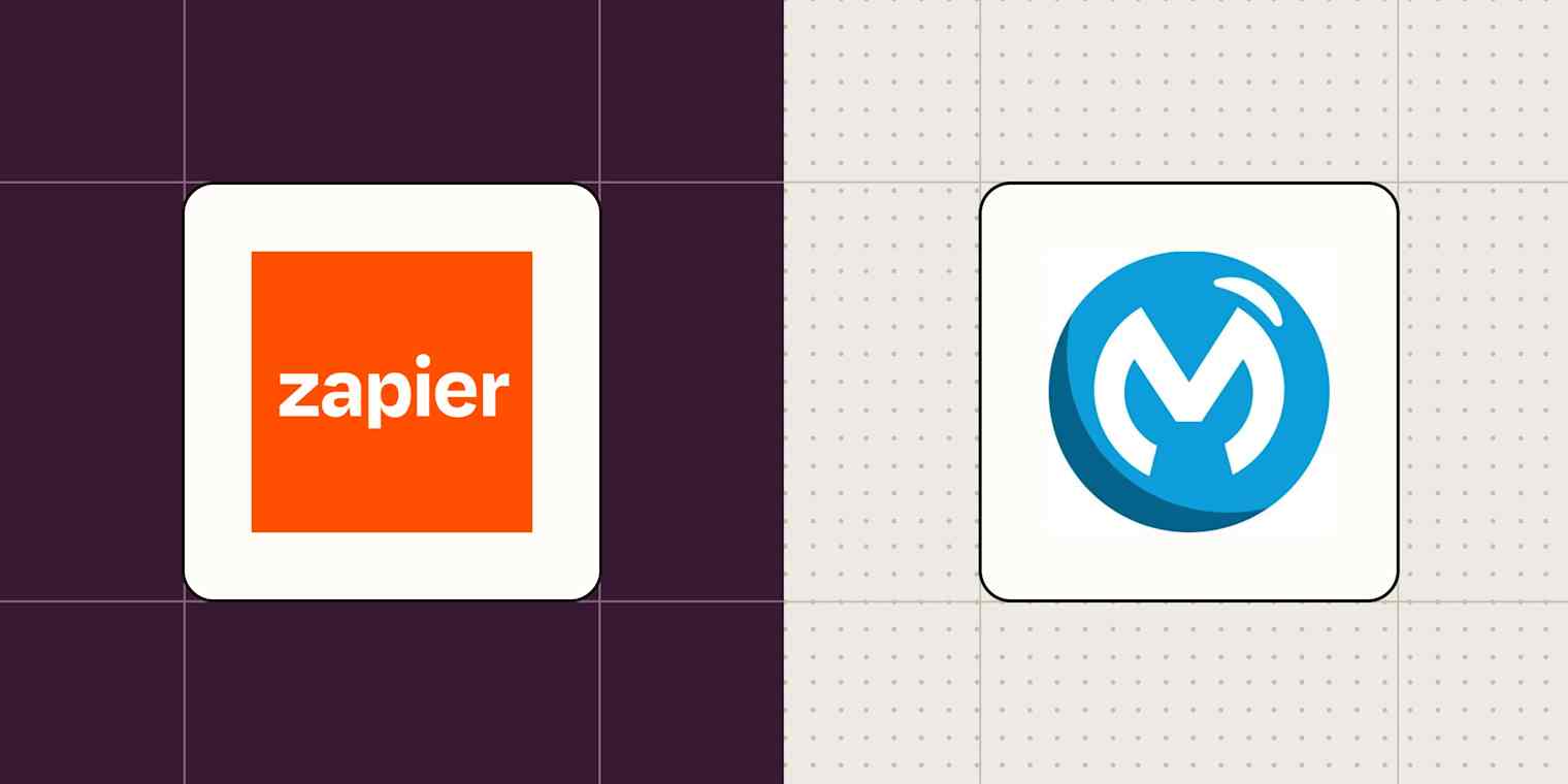 Hero image with the logos of MuleSoft and Zapier