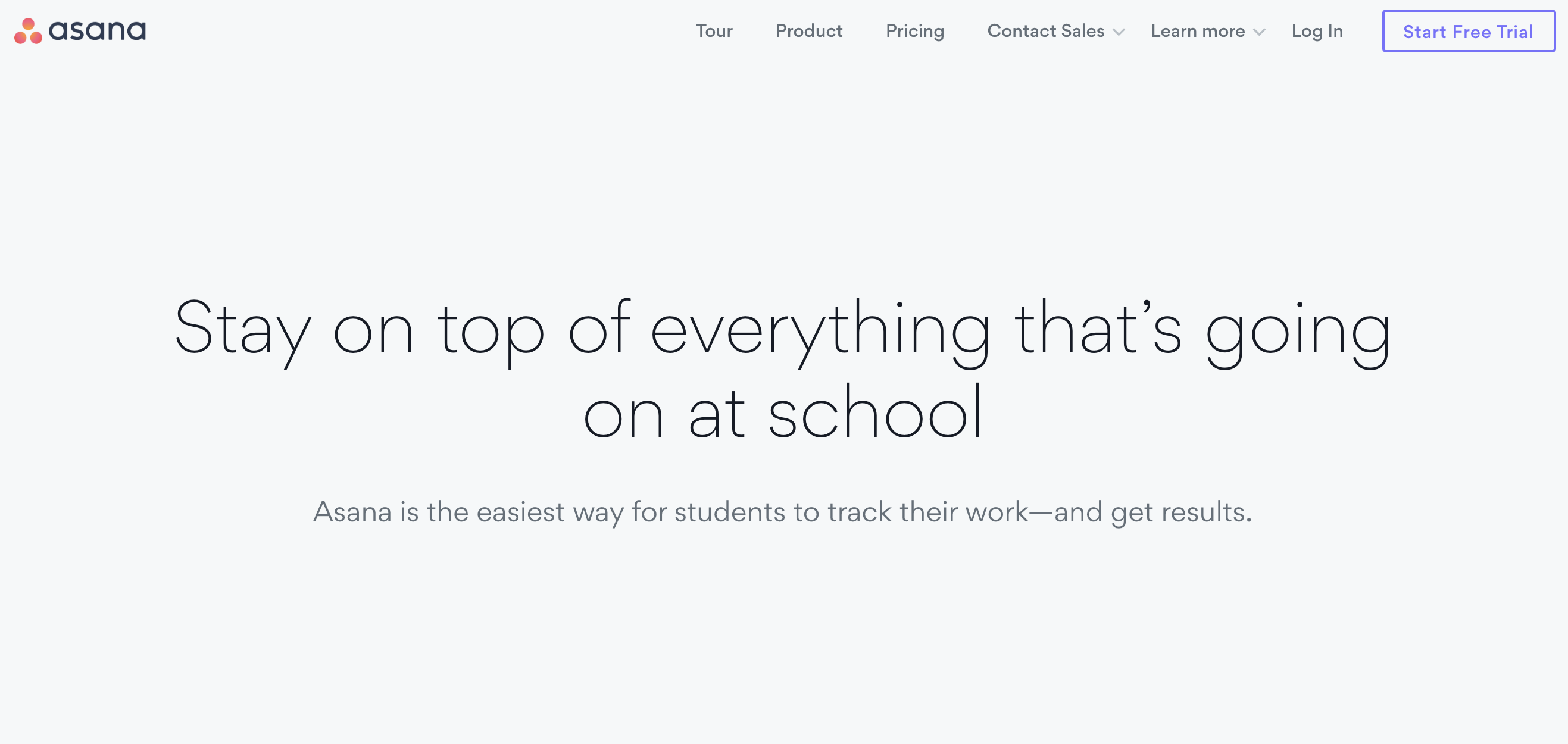Asana interface