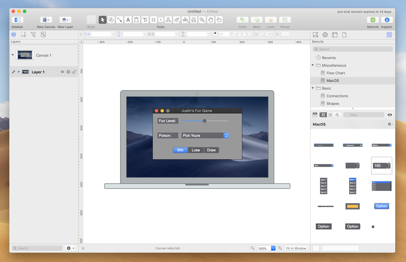 OmniGraffle screenshot