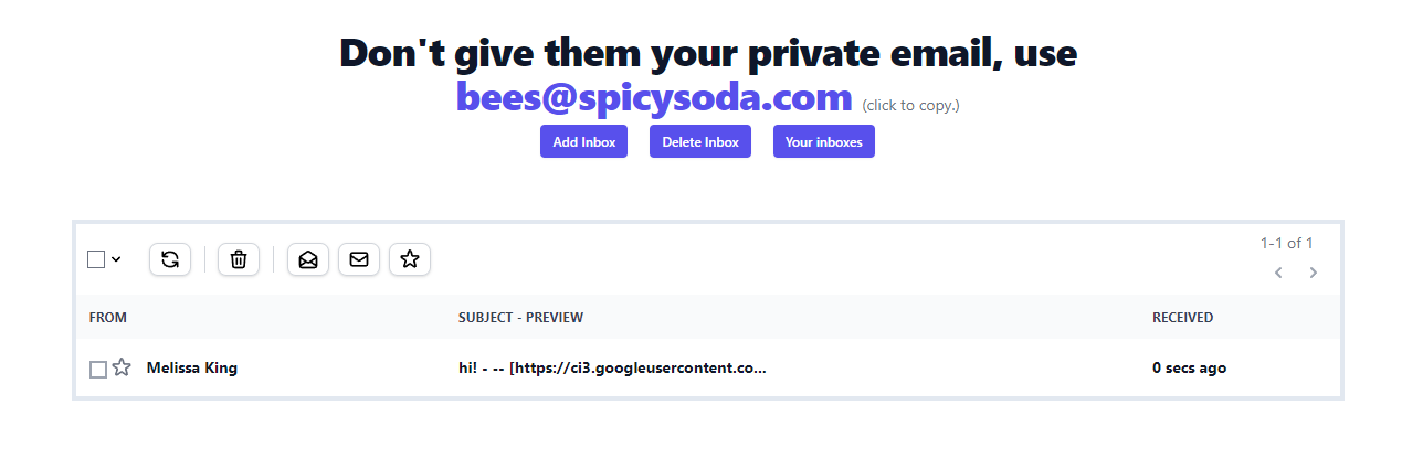 Inboxes