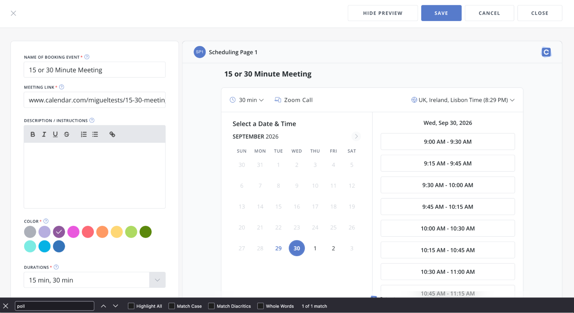 Calendar, notre choix pour le meilleur planificateur de réunions gratuit intégré à une application de calendrier