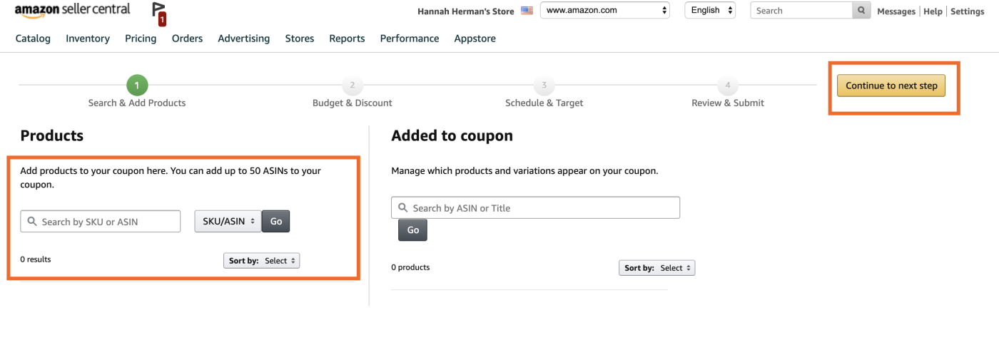 Adding coupons to your product in Amazon Seller Central