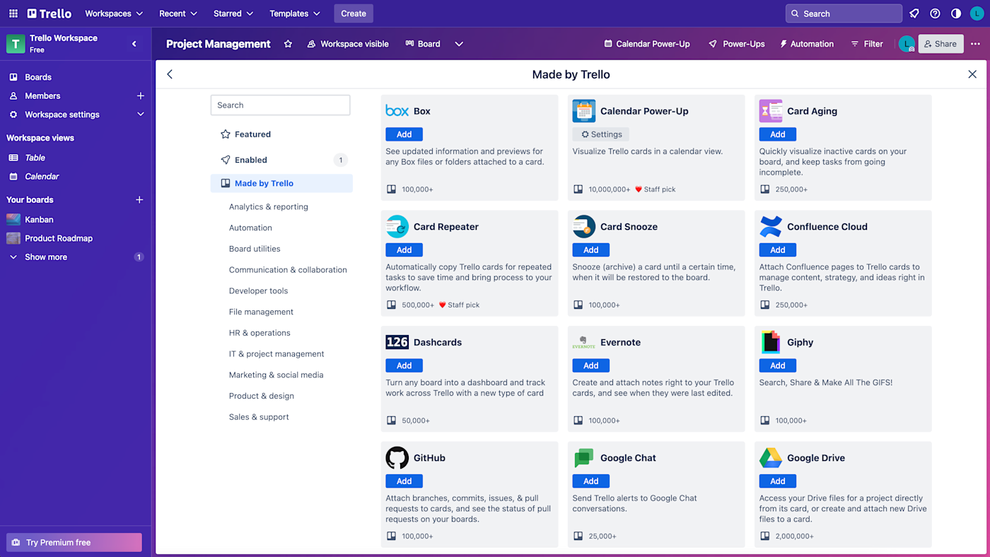 Trello Like Drag and Drop Cards for Project Management Software