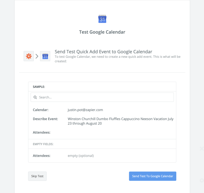 Automatically Create Google Calendar Appointments Using Goog