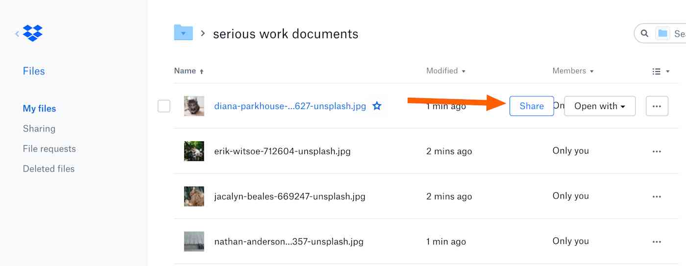 How to Create a Dropbox Link and Share Any File