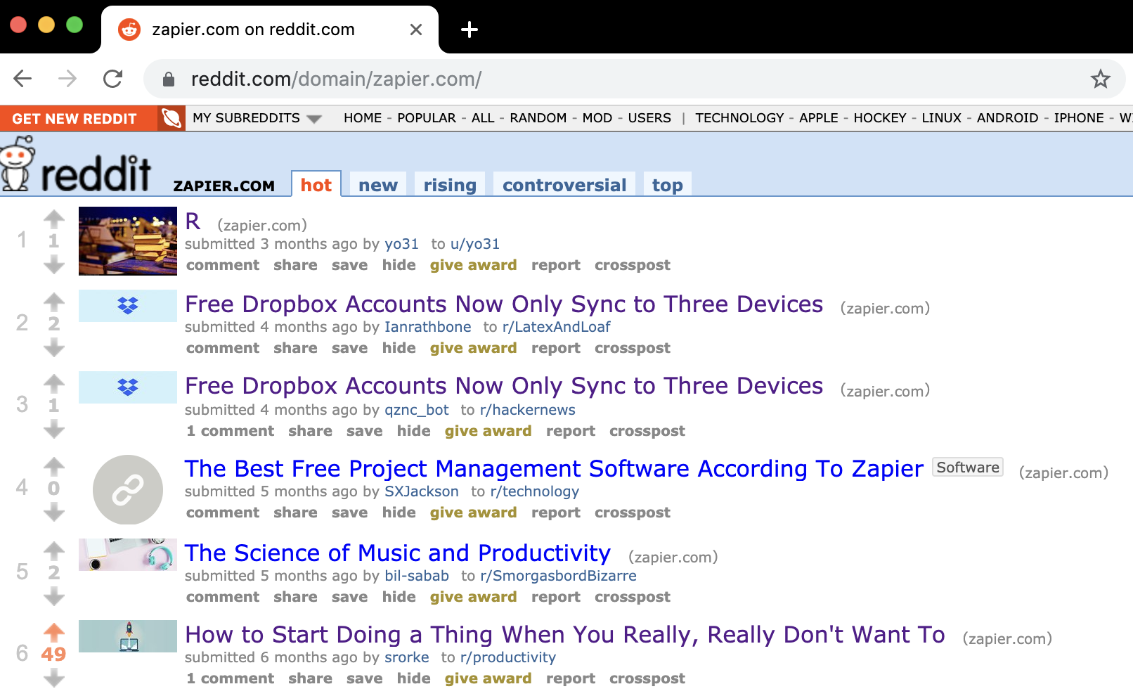 Find Out When Your Website is Linked to on Reddit