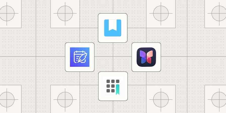 Hero image with the logos of the best journaling apps