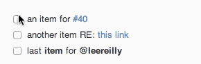 github task lists example