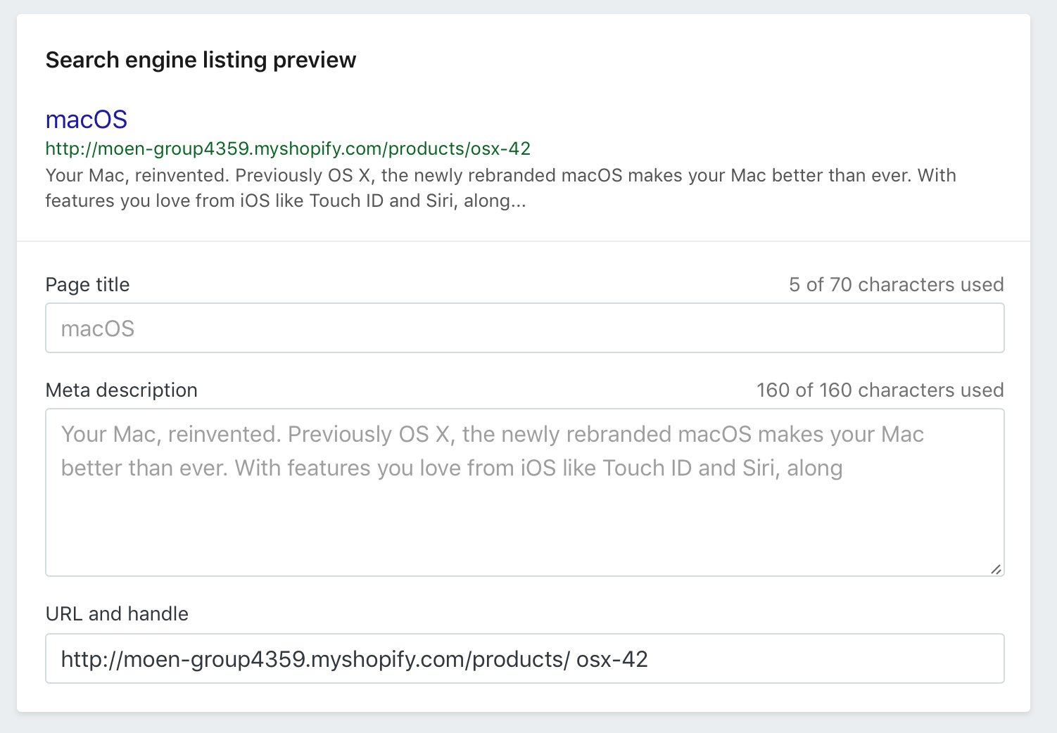 Shopify SEO