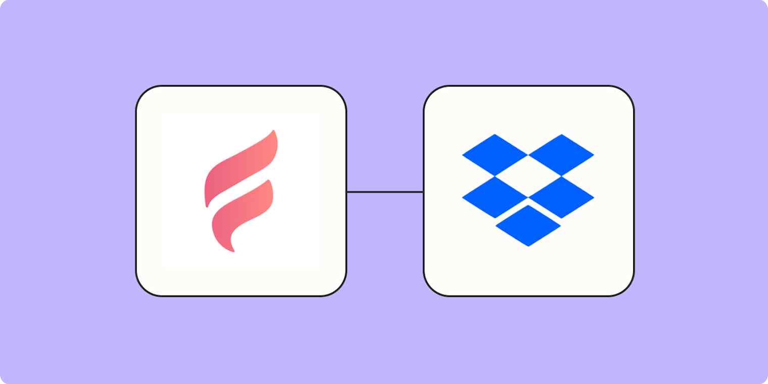 Hero with Feathery and Dropbox logos