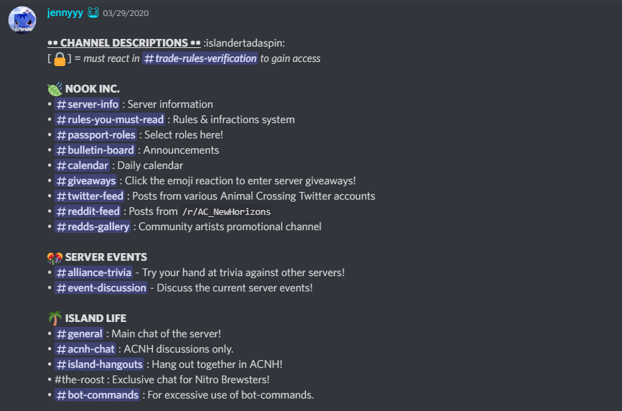 Introduction Template Discord