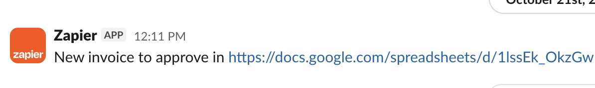 The Zapier Slack app
