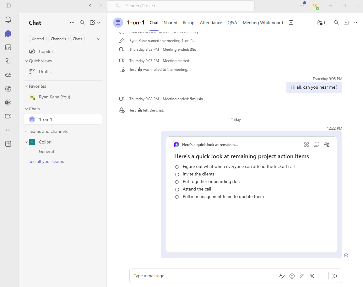 Loop components in Microsoft Teams