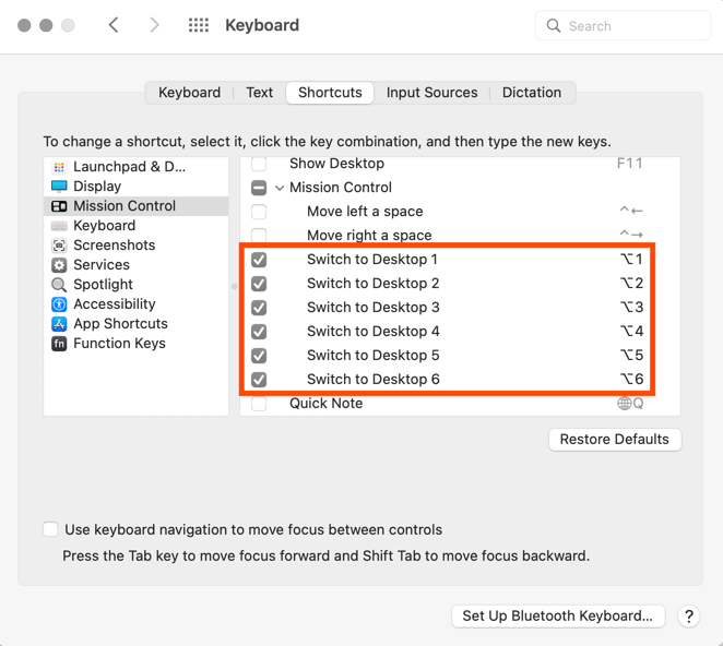 Shortcuts to manage windows on a Mac