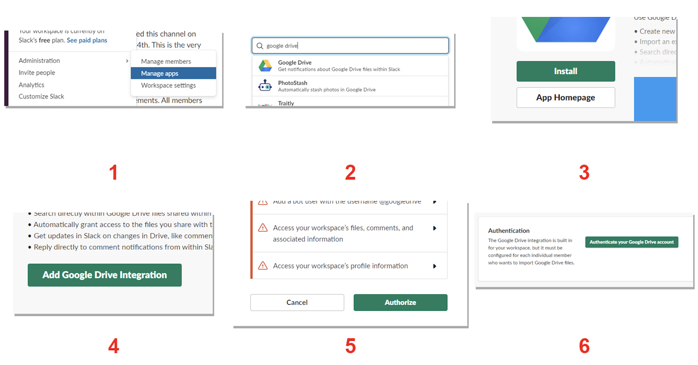 How to integrate Google Drive into Slack