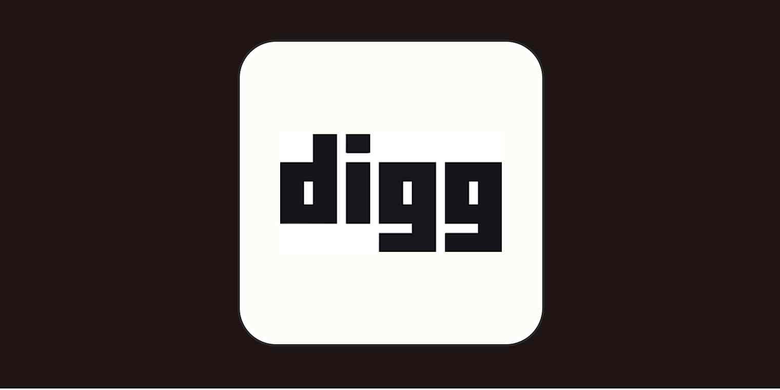 Hero image with the Digg logo