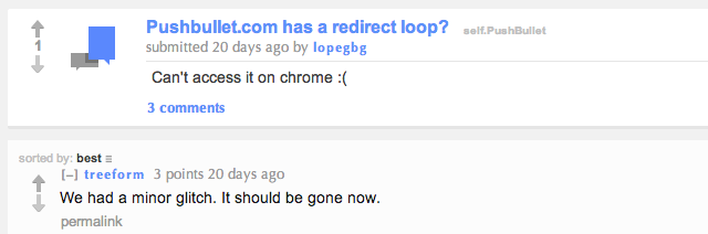 redirect loop