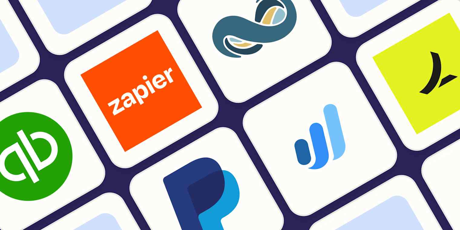 Hero image with the logos of the best finance automation software