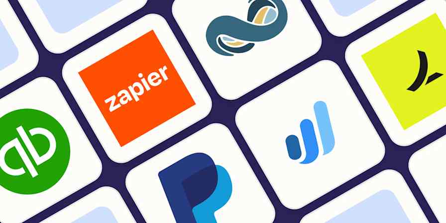 Hero image with the logos of the best finance automation software