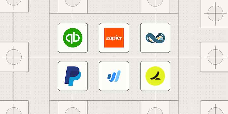 Hero image with the logos of the best finance automation software