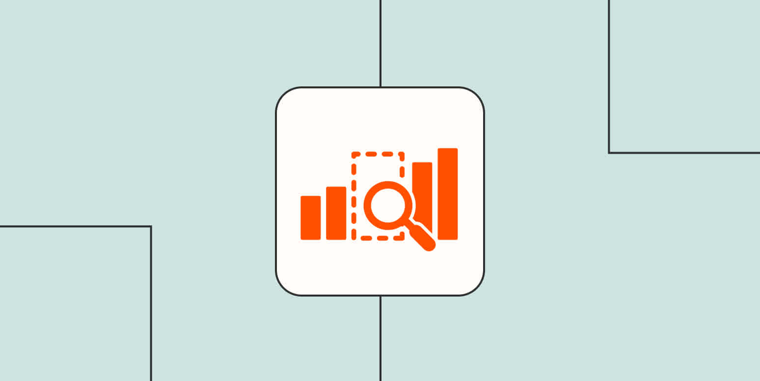 Hero image with an icon representing gap analysis