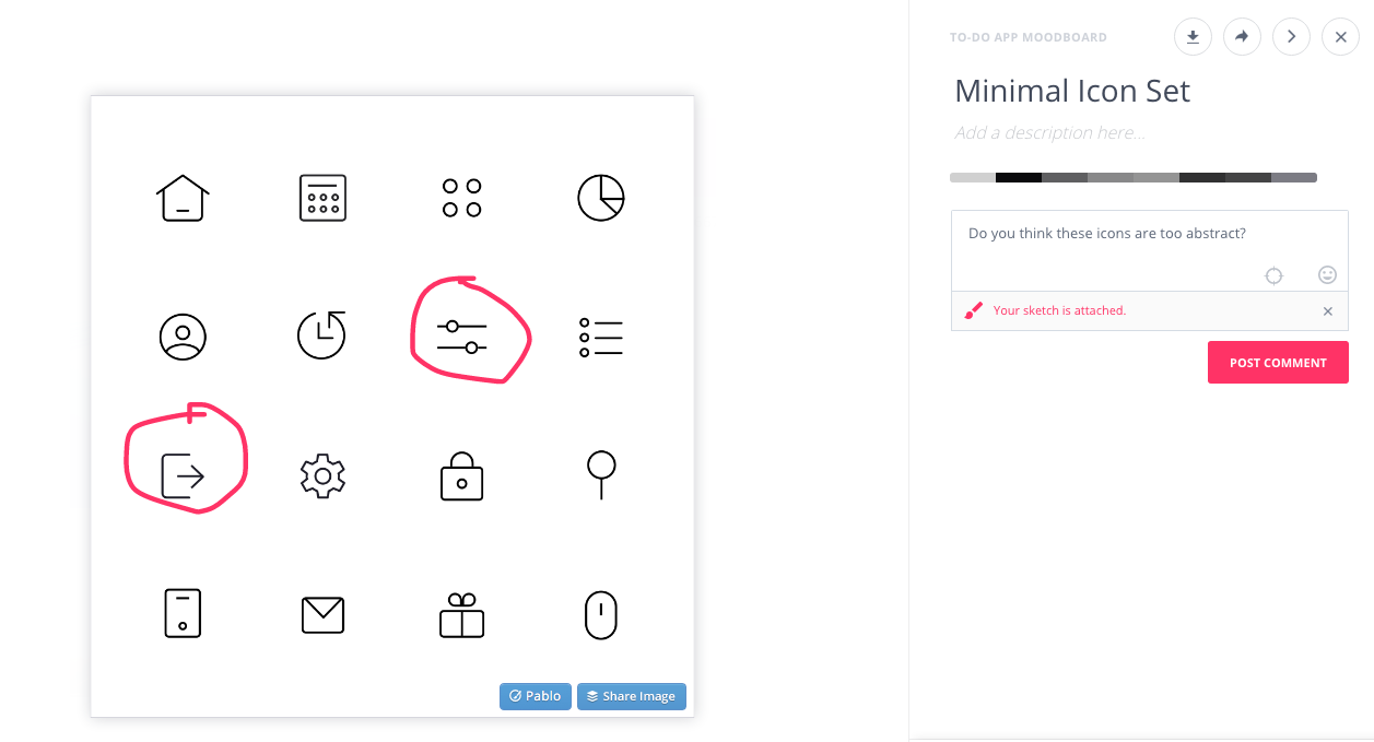 Invision annotations