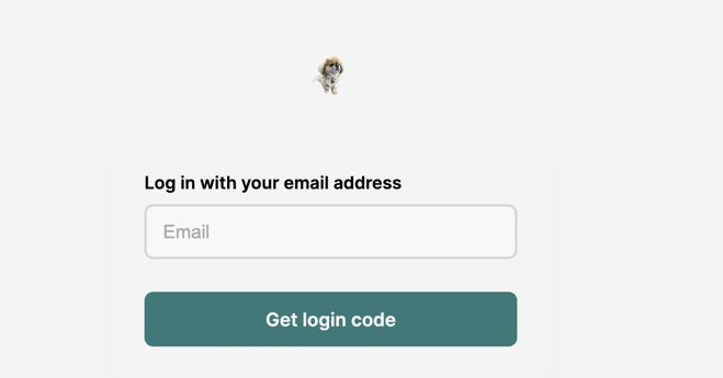 Apps with the Managed users permission will see a login screen prompting for an email address.