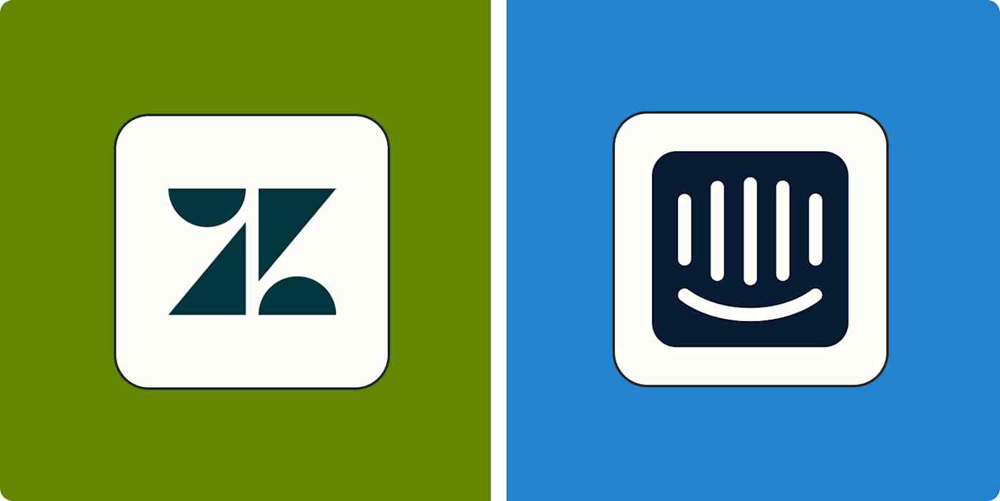 Hero image with the Zendesk and Intercom logos