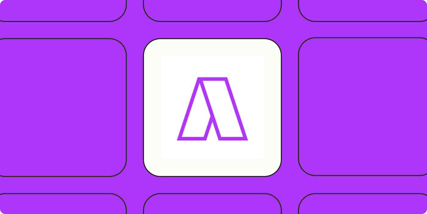 Hero image of the Akiflow app logo on a purple background.