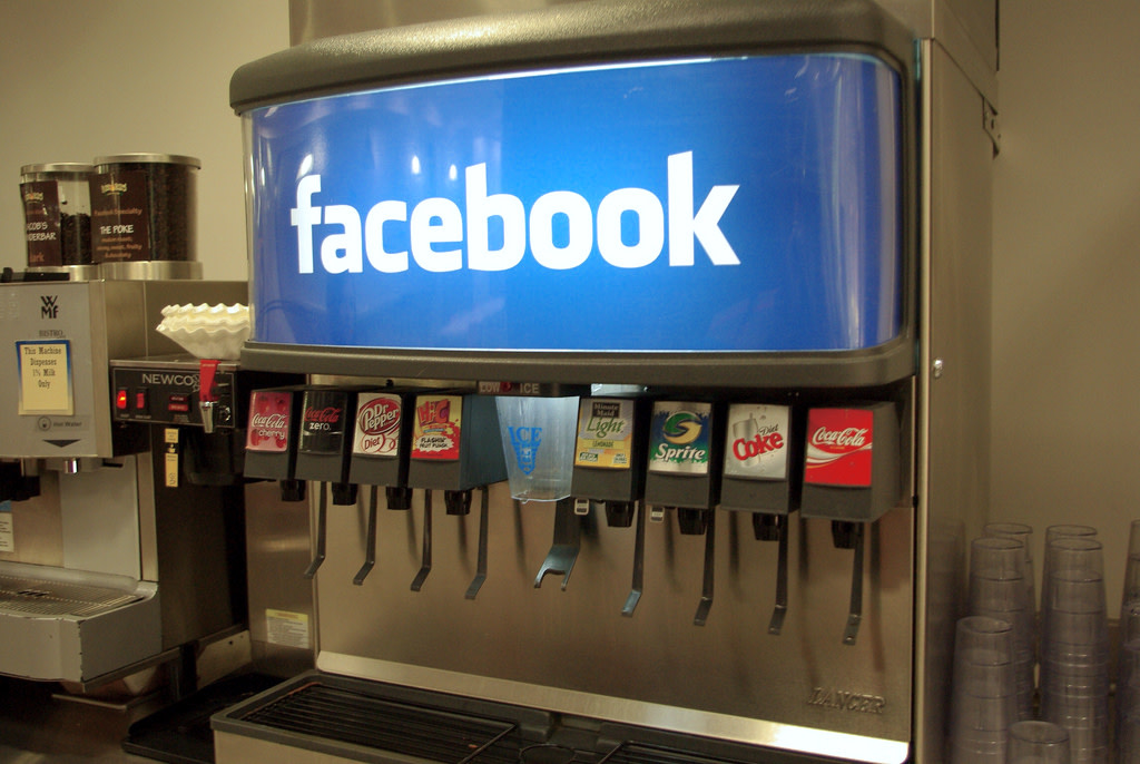 Facebook drink fountain