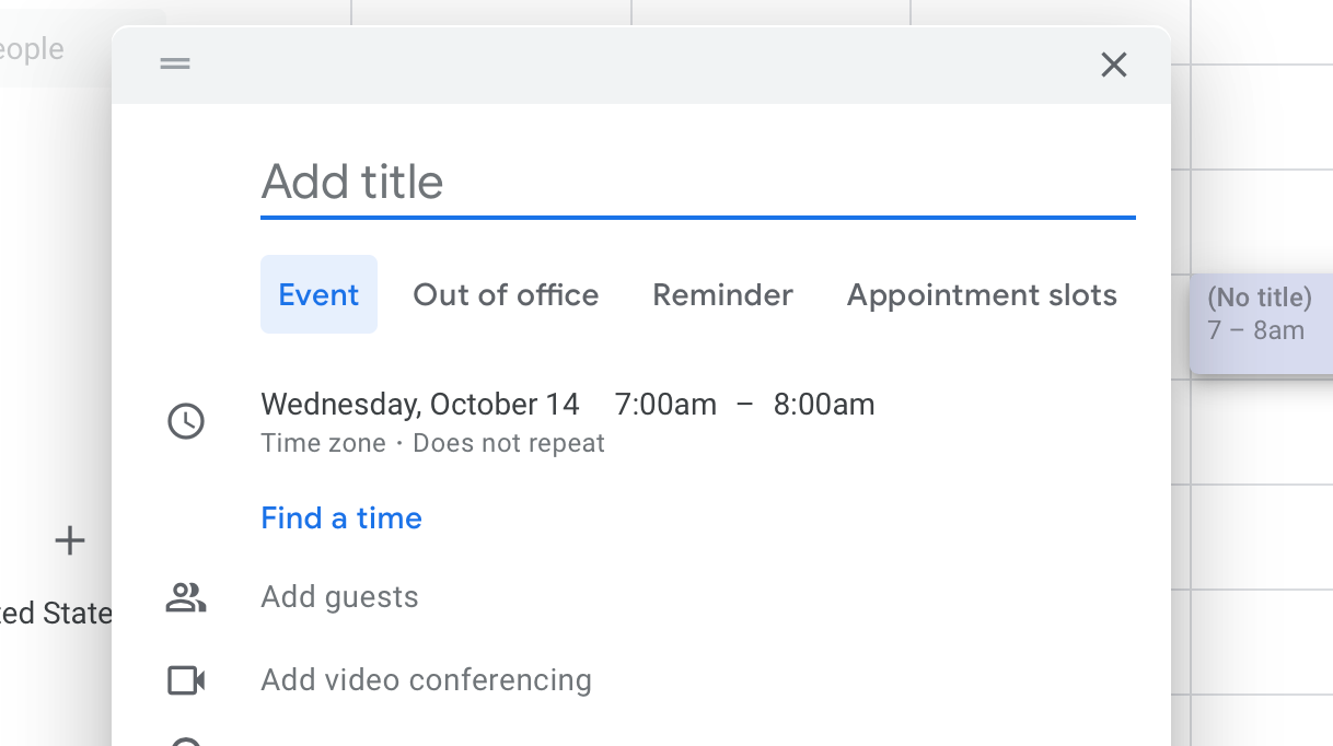 google calendar add zoom meeting by default