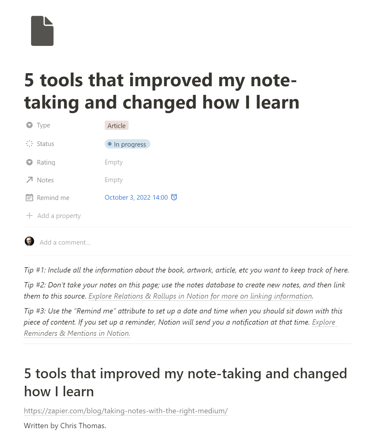 How to Build a Second Brain: Another Way to Organise Your Notes