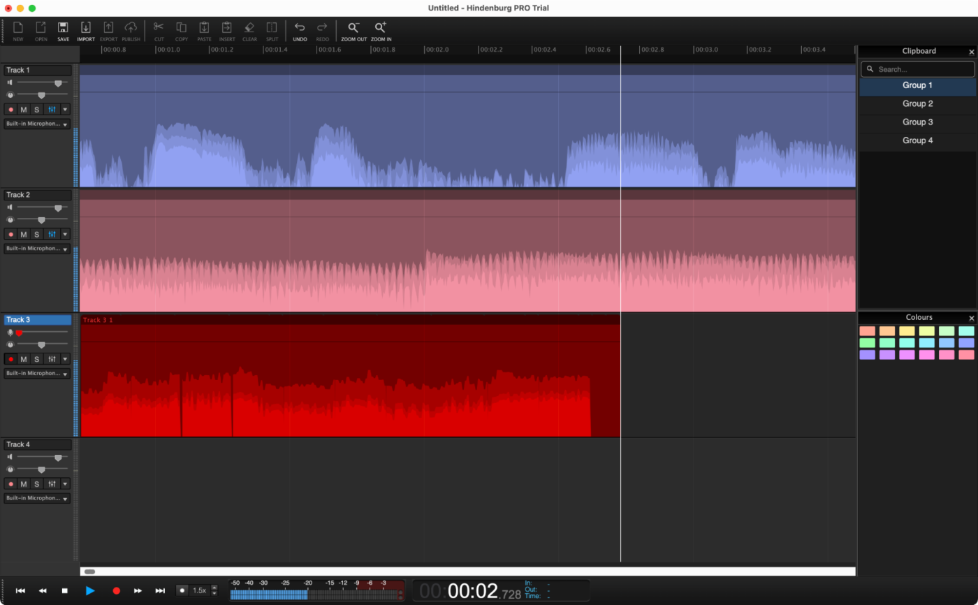 Hindenburg Pro 2, our pick for the best audio editor for journalists and podcasters