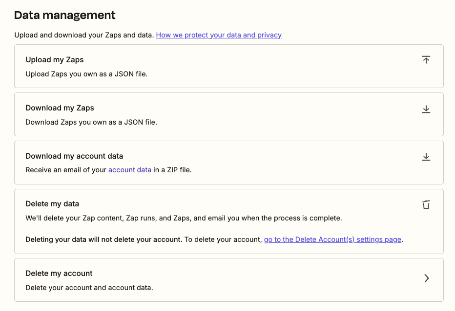 Data management on Zapier Agents