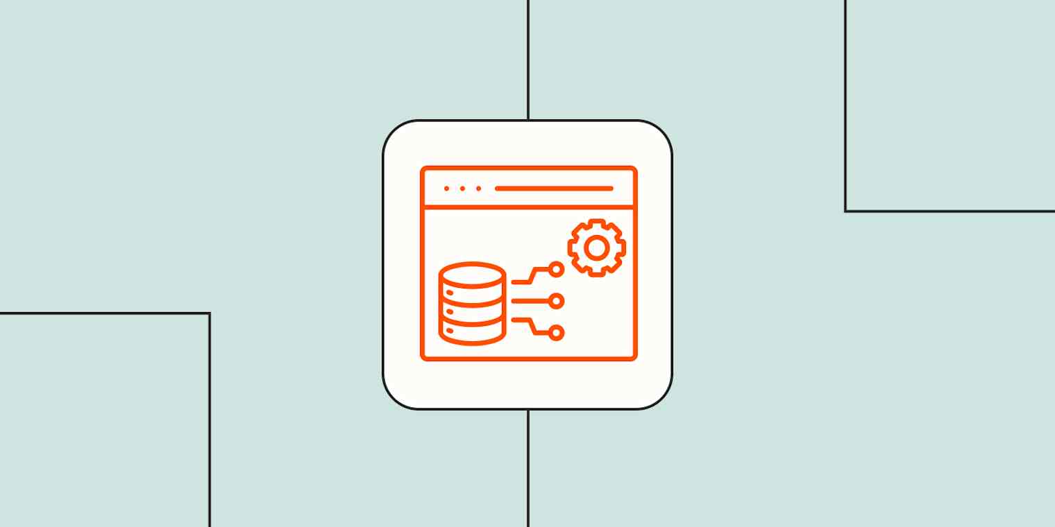 Hero image with an icon representing web scraping