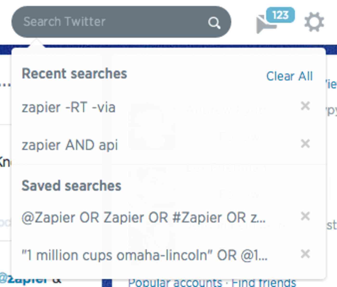 saved searches example
