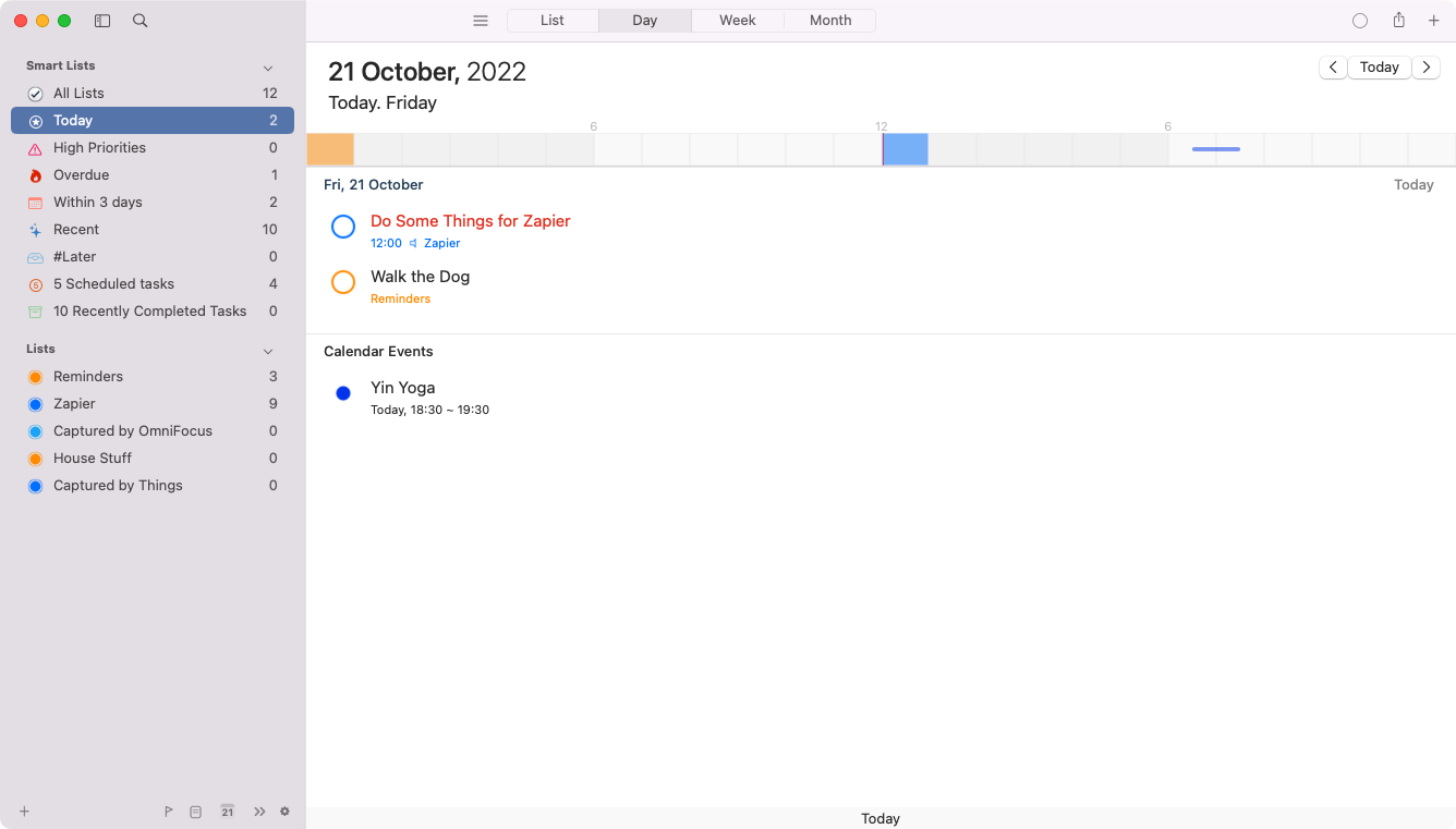 GoodTask, our pick for the best Mac to-do list app to make Apple Reminders more powerful