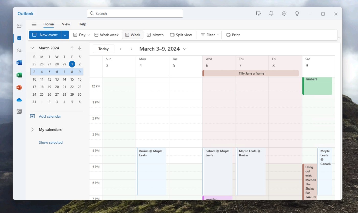 Microsoft Outlook, our pick for the best Windows calendar for most people