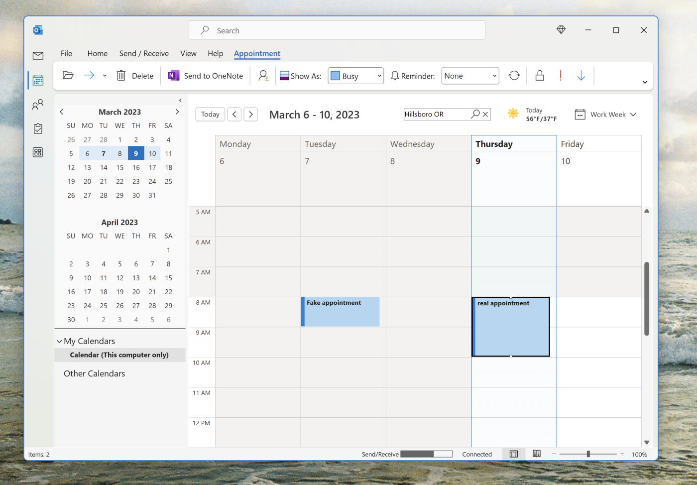 Microsoft Outlook, our pick for the best Windows calendar for Exchange users