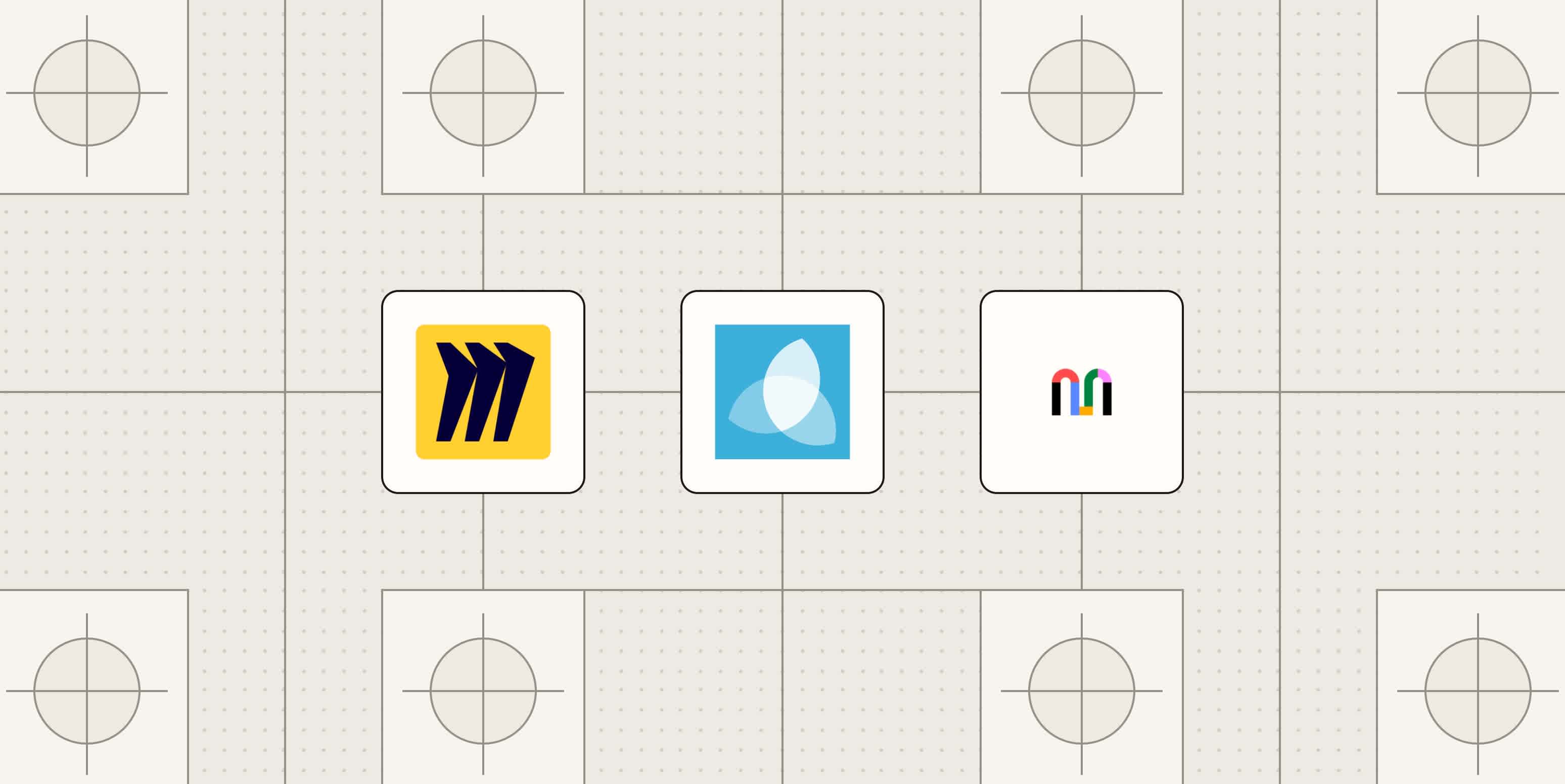 Hero image with the logos of the best online whiteboards