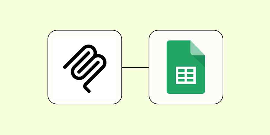 A hero image of the Zapier MCP logo connected to the Google Sheets logo on a light yellow background.