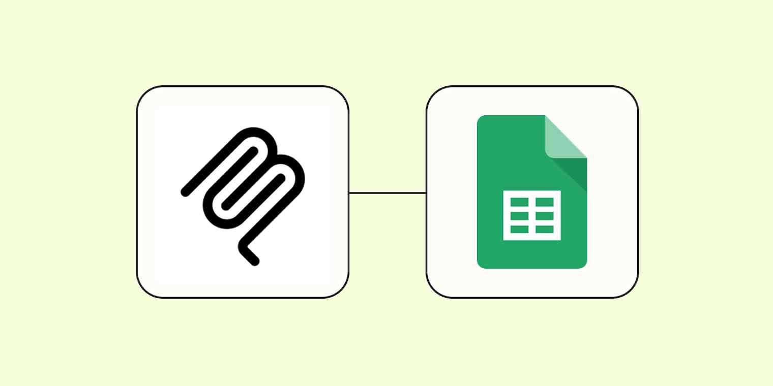 A hero image of the Zapier MCP logo connected to the Google Sheets logo on a light yellow background.